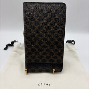 Céline Macadam Checkbook Long Wallet